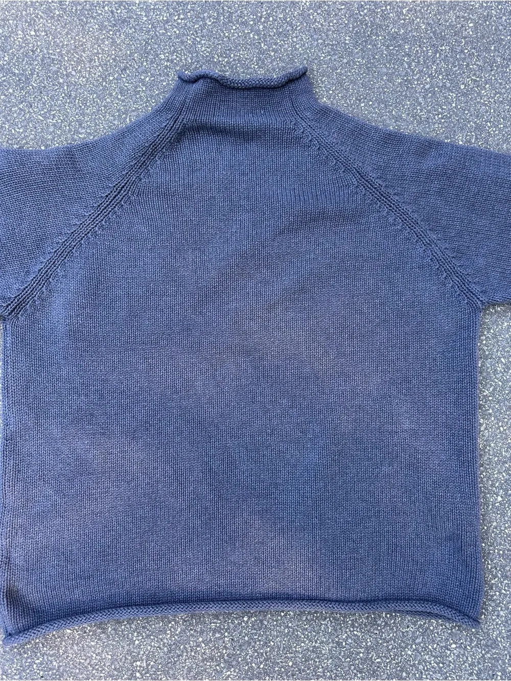 **VINTAGE** Classic J.Crew Rollneck Cotton Sweater. Relaxed Fit. GREY. XL. 90s